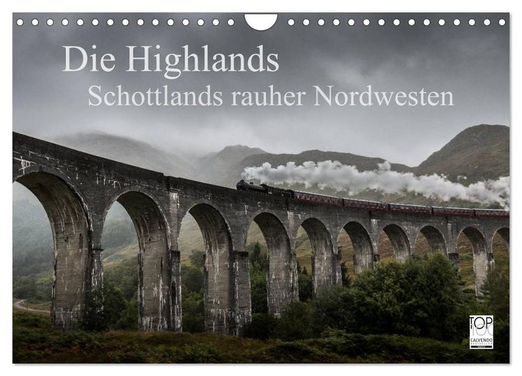 Produktbild: Die Highlands - Schottlands rauher Nordwesten (Wandkalender 2026 DIN A4 quer), CALVENDO Monatskalender