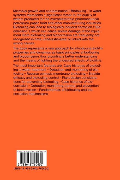Produktbild: Biofouling and Biocorrosion in Industrial Water Systems