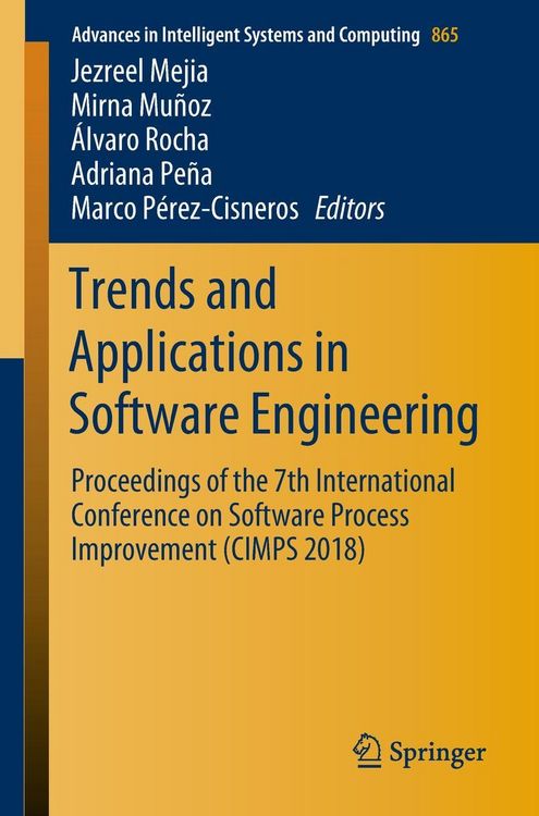 Produktbild: Trends and Applications in Software Engineering