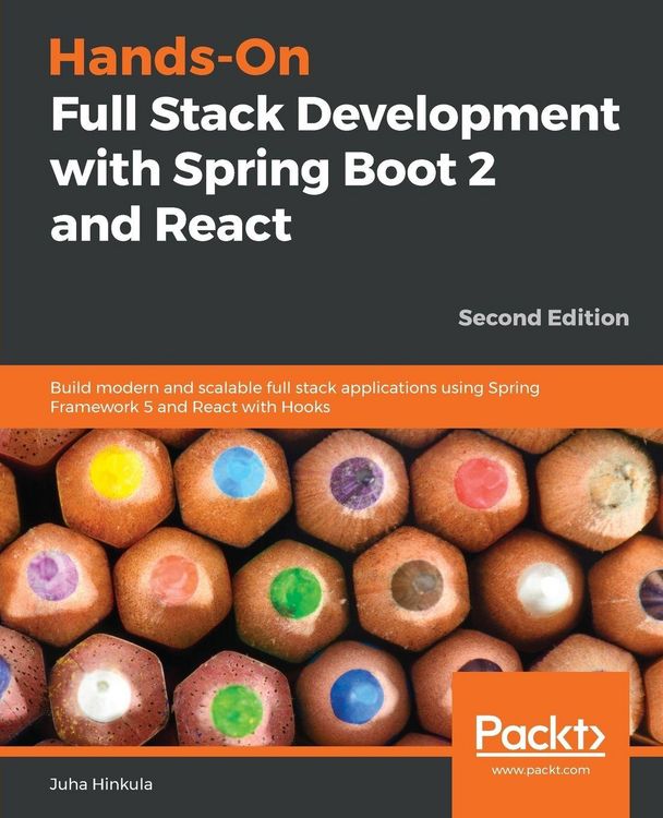 Produktbild: Hands-On Full Stack Development with Spring Boot 2 and React - Second Edition