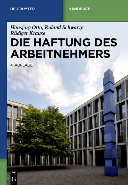Produktbild: Die Haftung des Arbeitnehmers