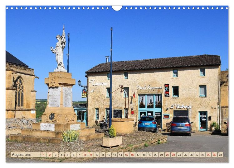 Produktbild: Marville - Renaissance-Dorf in Nordfrankreich (Wandkalender 2026 DIN A3 quer), CALVENDO Monatskalender