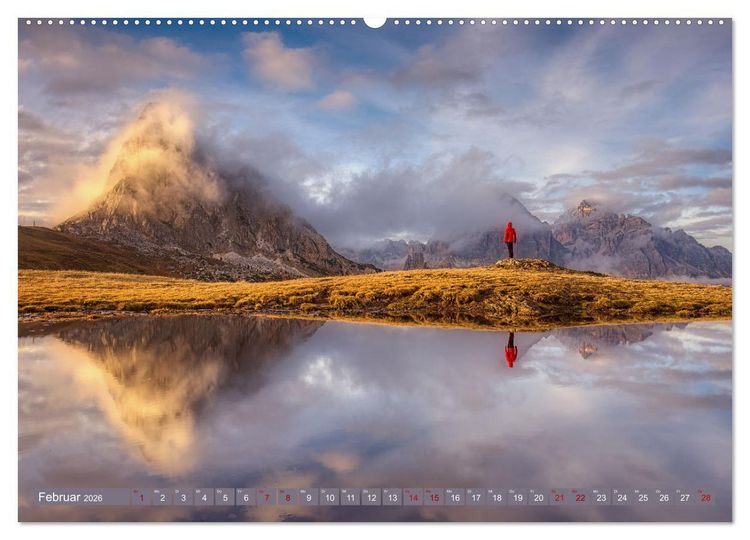 Produktbild: Bergstille - Landschaften, die ber&uuml;hren (Wandkalender 2026 DIN A2 quer), CALVENDO Monatskalender