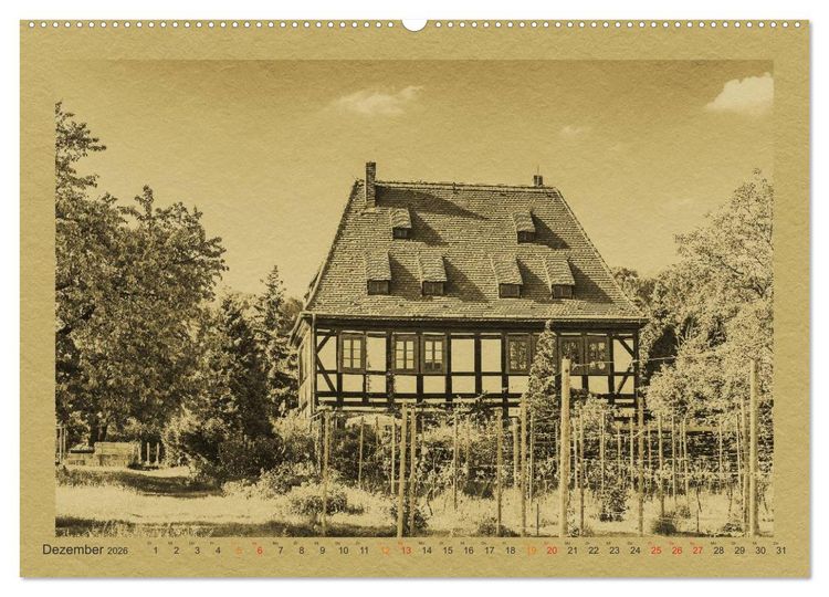 Produktbild: Radebeul - Ein Kalender im Zeitungsstil (hochwertiger Premium Wandkalender 2026 DIN A2 quer), Kunstdruck in Hochglanz