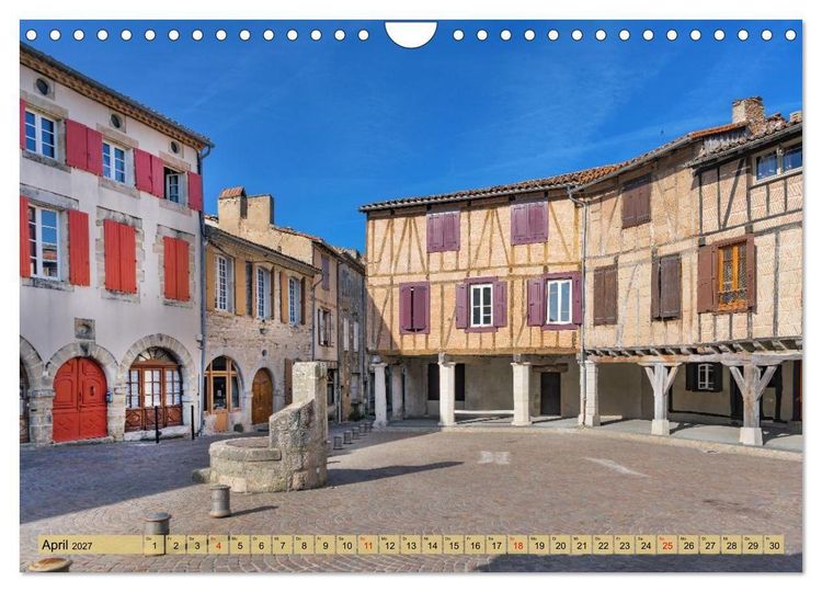 Produktbild: Bonjour Gascogne (Wandkalender 2027 DIN A4 quer), CALVENDO Monatskalender
