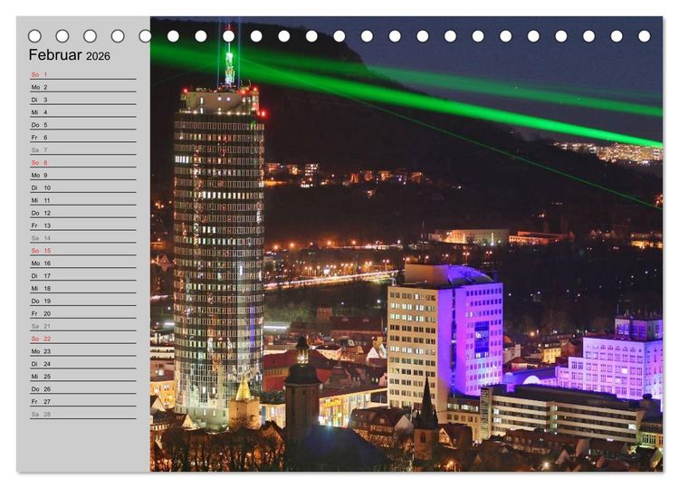 Produktbild: Jena in Th&uuml;ringen (Tischkalender 2026 DIN A5 quer), CALVENDO Monatskalender