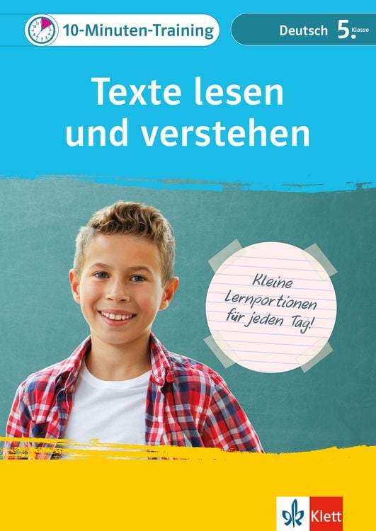 Produktbild: Klett 10-Minuten-Training Deutsch Texte lesen und verstehen 5. Klasse