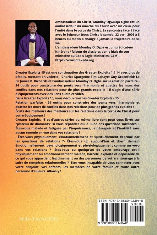 Produktbild: Greater Exploits - 15 - Relation parfaite - 24 outils pour construire des ponts vers l'harmonie