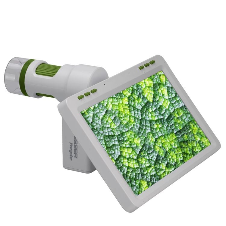 Produktbild: Breser Junior 16461 - Digitales Mikroskop und Handmikroskop mit 7-Bildschirm, von 10x bis 200x Vergr&ouml;&szlig;erung, Zubeh&ouml;r