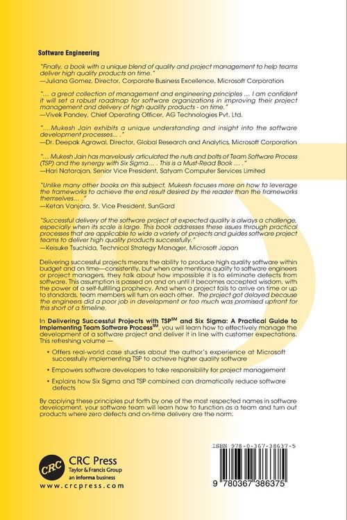 Produktbild: Delivering Successful Projects with TSP(SM) and Six Sigma
