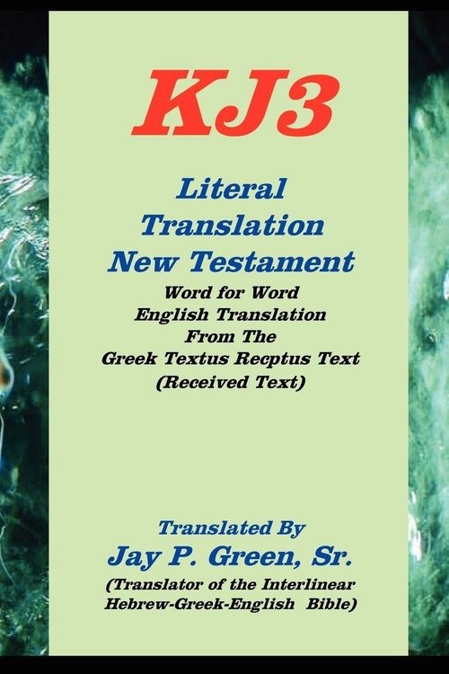 Produktbild: Literal translation new testament-oe-kj3