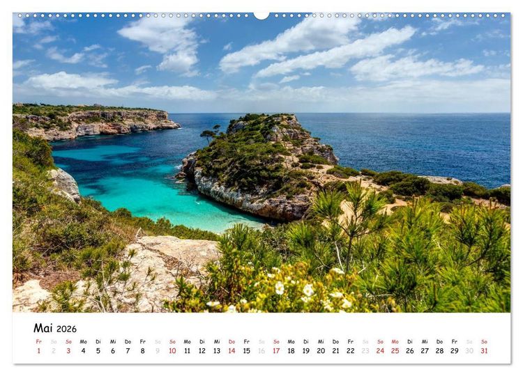 Produktbild: Wildes und romantisches Mallorca (Wandkalender 2026 DIN A2 quer), CALVENDO Monatskalender