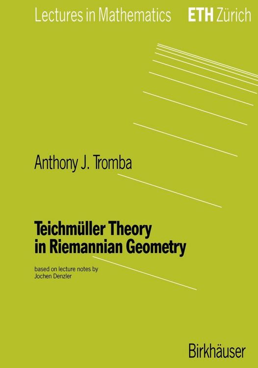 Produktbild: Teichm&uuml;ller Theory in Riemannian Geometry