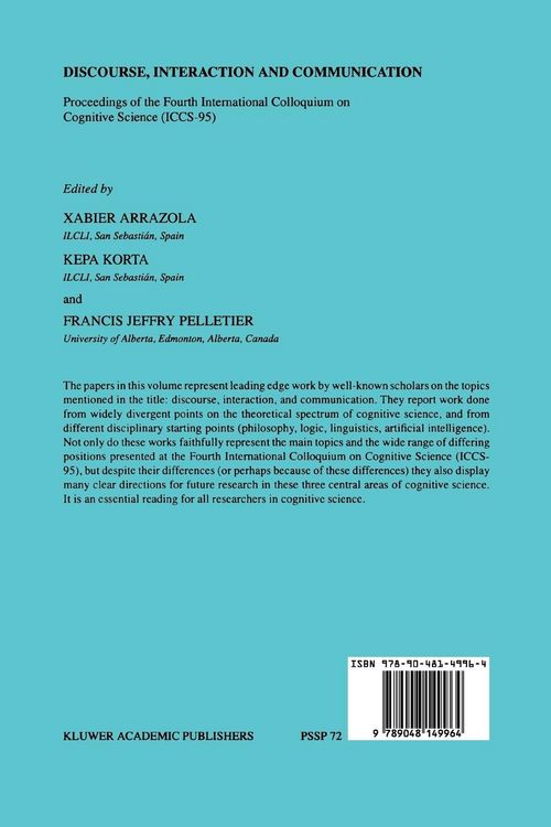 Produktbild: Discourse, Interaction and Communication