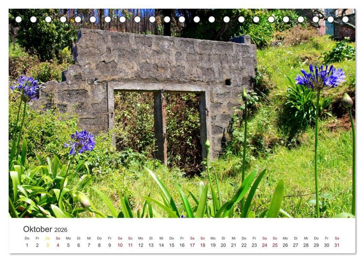 Produktbild: Madeira - Eine wundersch&ouml;ne Perle im Atlantik (Tischkalender 2026 DIN A5 quer), CALVENDO Monatskalender