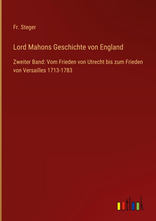 Produktbild: Lord Mahons Geschichte von England