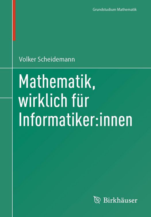 Produktbild: Mathematik, wirklich f&uuml;r Informatiker:innen
