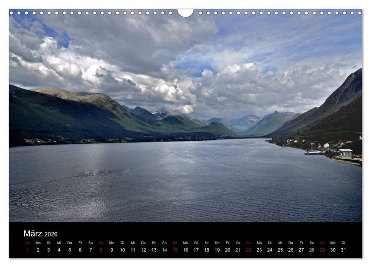 Produktbild: An Norwegens K&uuml;sten (Wandkalender 2026 DIN A3 quer), CALVENDO Monatskalender