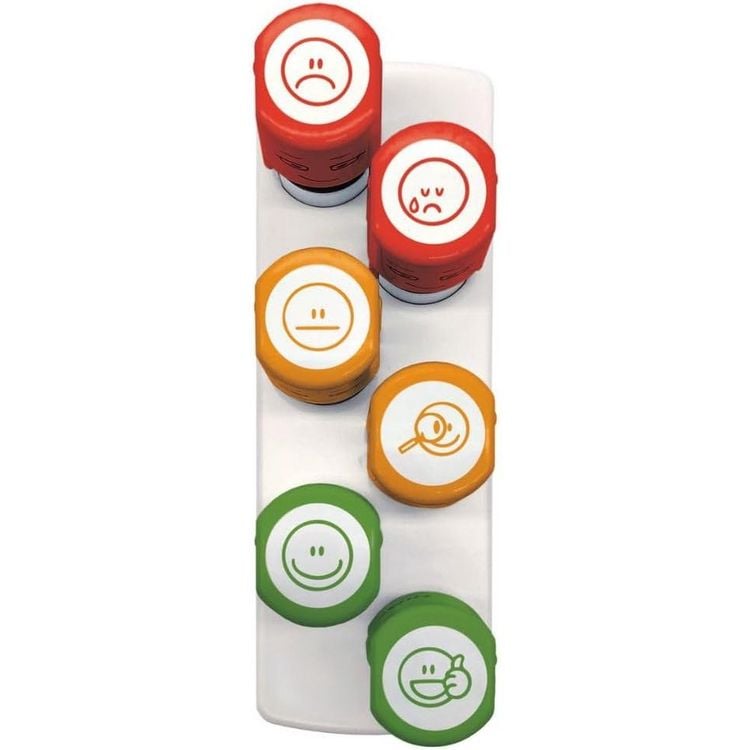 Produktbild: COLOP little NIO Emoji Stempel-Set, 6 Emoji-Motiven