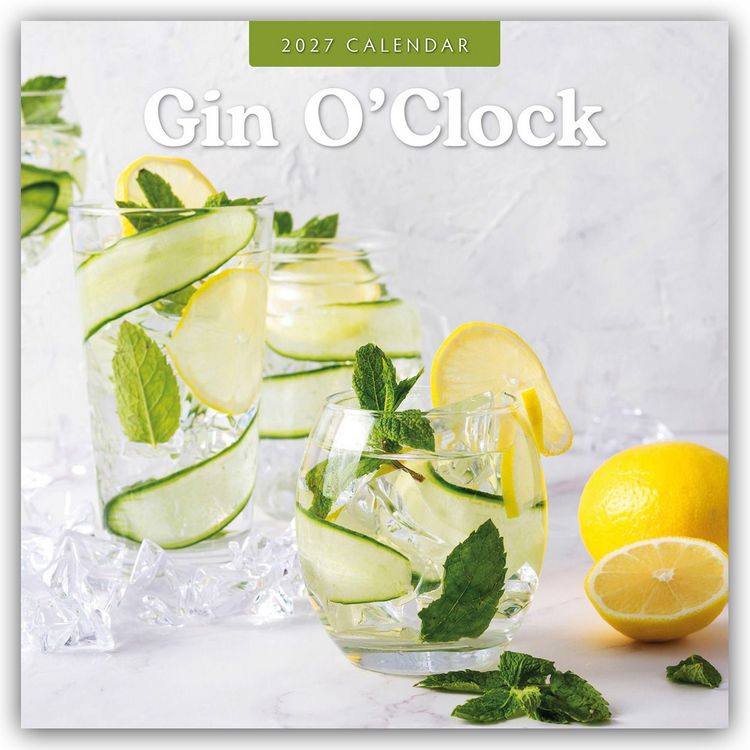 Produktbild: Gin o' Clock &ndash; Zeit f&uuml;r Gin 2027 &ndash; 16-Monatskalender