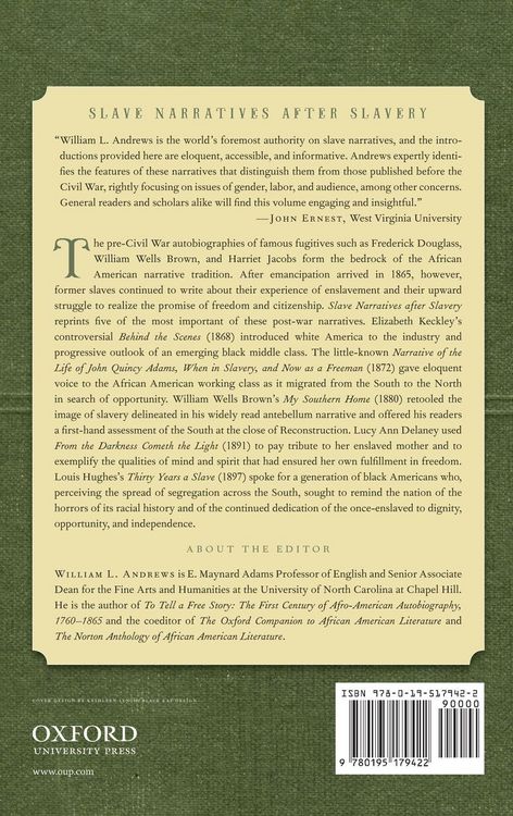 Produktbild: Slave Narratives after Slavery