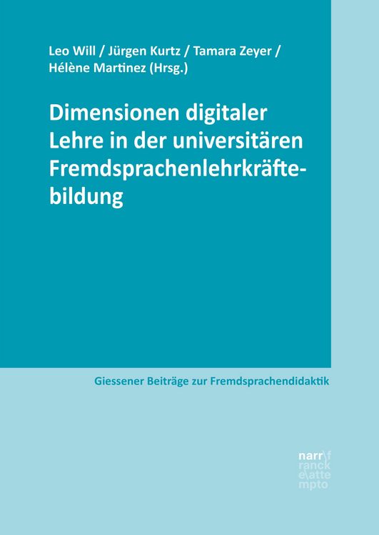Produktbild: Dimensionen digitaler Lehre in der universit&auml;ren Fremdsprachenlehrkr&auml;ftebildung