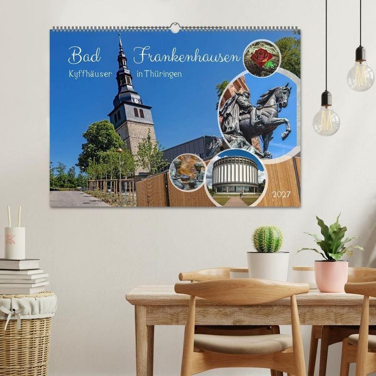 Produktbild: Bad Frankenhausen - Kyffh&auml;user in Th&uuml;ringen (Wandkalender 2027 DIN A2 quer), CALVENDO Monatskalender