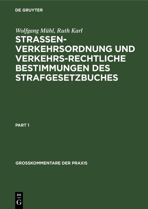 Produktbild: Strassenverkehrsordnung und verkehrsrechtliche Bestimmungen des Strafgesetzbuches