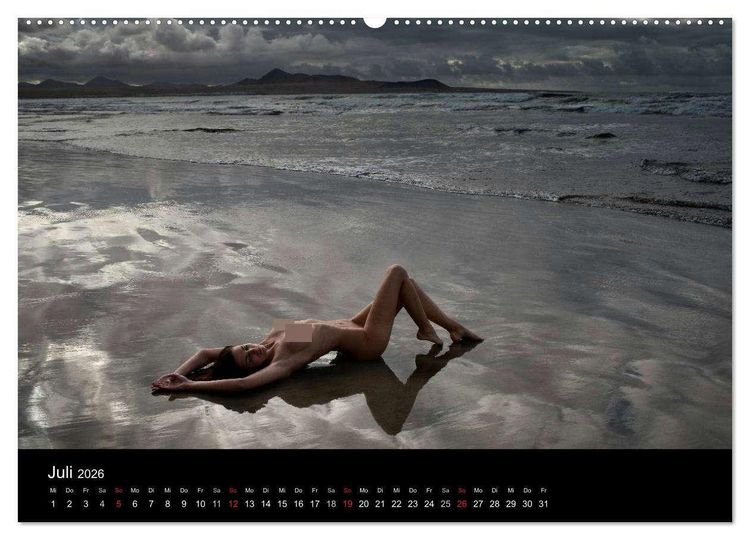 Produktbild: Landschaftsaktbilder Ibiza und Lanzarote (Wandkalender 2026 DIN A2 quer), CALVENDO Monatskalender