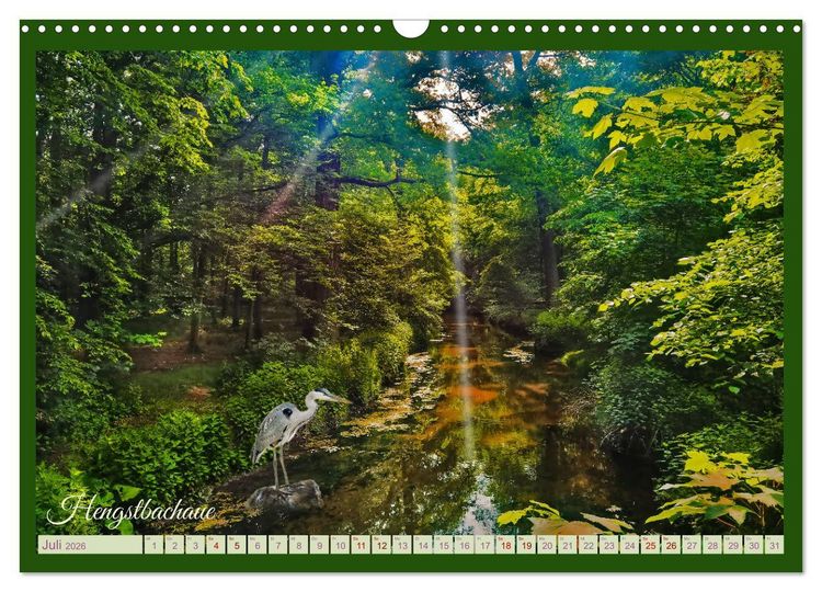 Produktbild: Dreieich Natur Pur (Wandkalender 2026 DIN A3 quer), CALVENDO Monatskalender