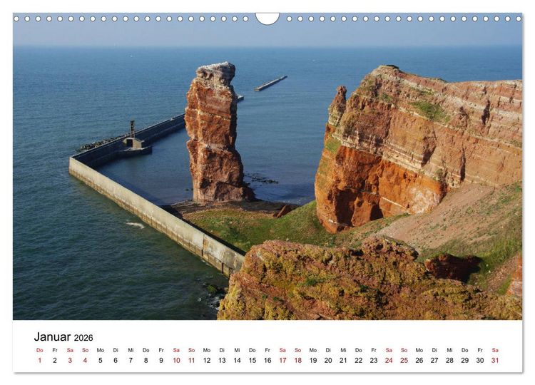 Produktbild: Deutsche Hochseeinsel Helgoland (Wandkalender 2026 DIN A3 quer), CALVENDO Monatskalender
