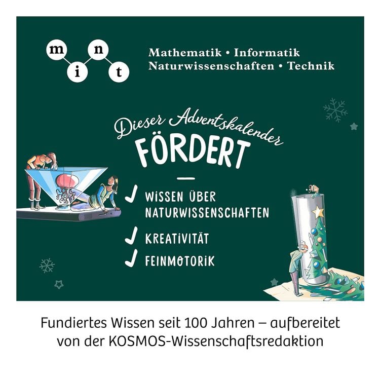 Produktbild: Adventskalender - Die sch&ouml;nsten Experimente zur Weihnachtszeit