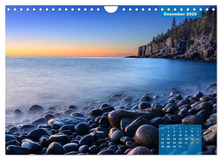 Produktbild: New England - Vielfalt einer Region (Wandkalender 2026 DIN A4 quer), CALVENDO Monatskalender