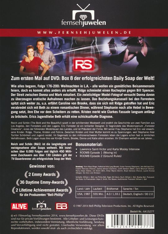 Produktbild: Reich und sch&ouml;n - Wie alles begann/Box 8 - Folgen 176-200 [5 DVDs]