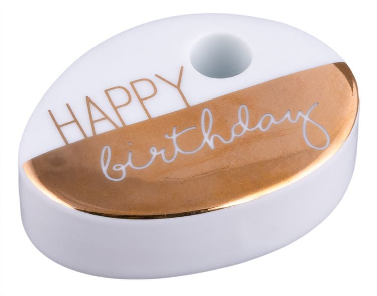 Produktbild: Räder HERZSTÜCKE Wunschkerze Happy Birthday