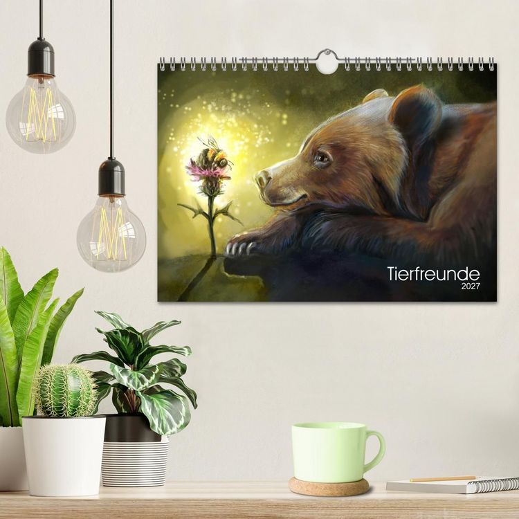 Produktbild: Tierfreunde (Wandkalender 2027 DIN A4 quer), CALVENDO Monatskalender