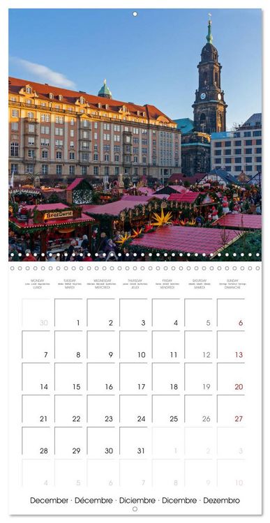 Produktbild: Dresden seasons of a city (Wall Calendar 2026 12 &times; 12 Inch) CALVENDO 12 Month Wall Calendar