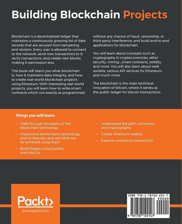 Produktbild: Building Blockchain Projects