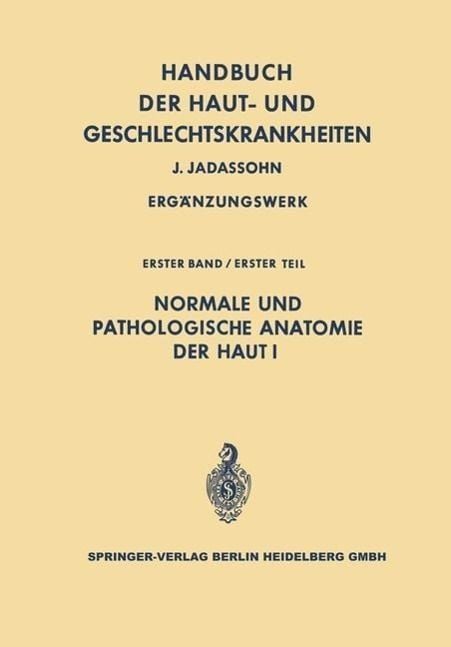 Produktbild: Normale und pathologische Anatomie der Haut I