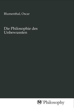 Produktbild: Die Philosophie des Unbewussten