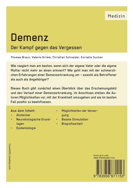 Produktbild: Demenz – Der Kampf gegen das Vergessen