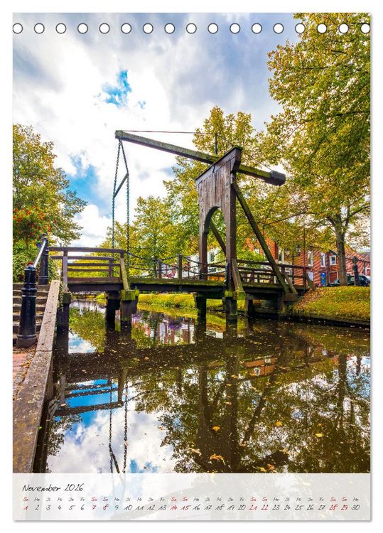 Produktbild: Papenburg. L&auml;ngste Fehnkolonie Deutschlands (Tischkalender 2026 DIN A5 hoch), CALVENDO Monatskalender