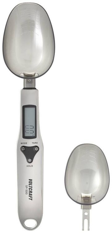 Produktbild: VOLTCRAFT SP-500 L&ouml;ffelwaage VC-12607925 W&auml;gebereich (max.) 500 g Ablesbarkeit 0.1 g Edelstahl