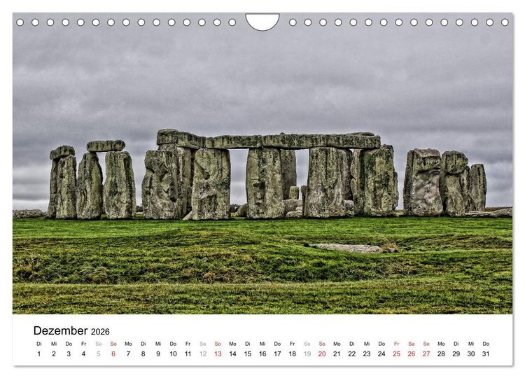 Produktbild: Englands wilder S&uuml;den (Wandkalender 2026 DIN A4 quer), CALVENDO Monatskalender