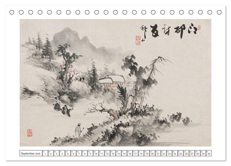Produktbild: Yoshitsugu Haizan (Tischkalender 2026 DIN A5 quer), CALVENDO Monatskalender