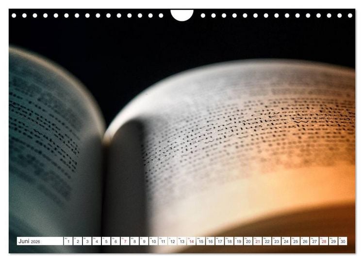 Produktbild: Ars Libri - Kunstwerk Buch (Wandkalender 2026 DIN A4 quer), CALVENDO Monatskalender
