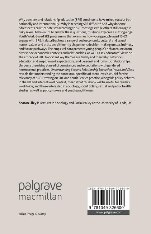 Produktbild: Understanding Sex and Relationship Education, Youth and Class