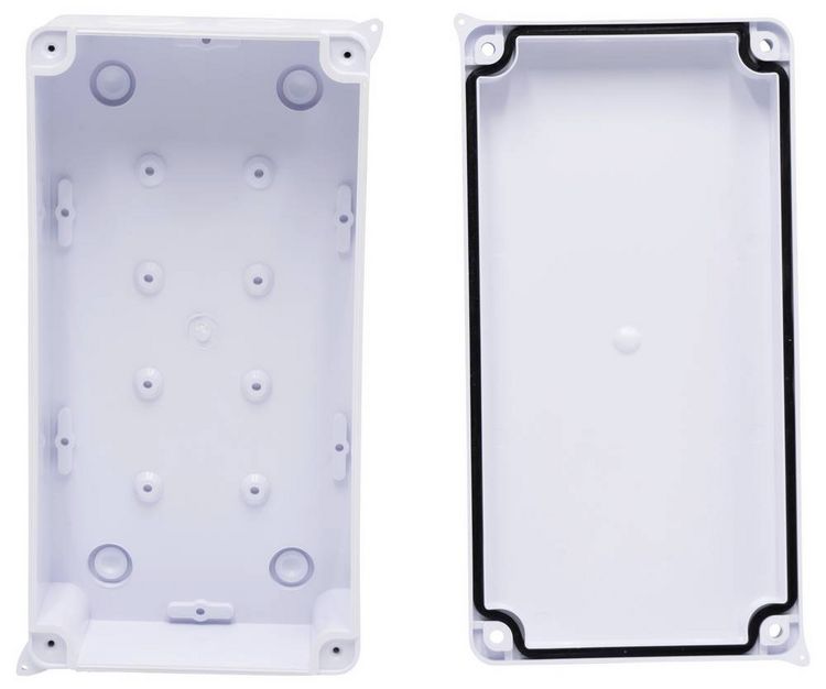 Produktbild: TRU COMPONENTS TC-RB 200x100x70 TC-10239104 Installations-Geh&auml;use ABS Kunststoff Wei&szlig; 1St.