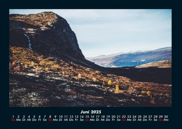 Produktbild: Berge 2025 Fotokalender DIN A4