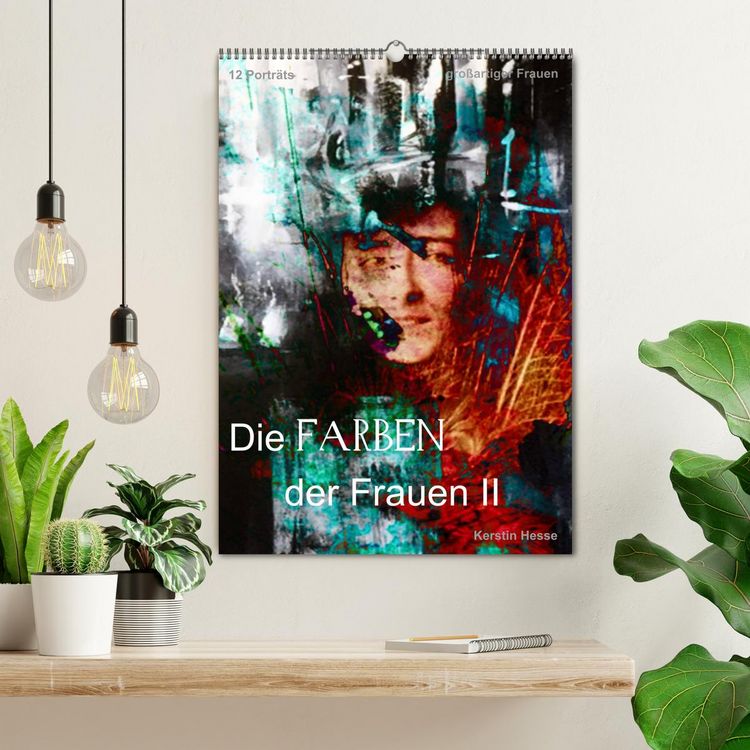 Produktbild: Die FARBEN der Frauen II (Wandkalender 2026 DIN A2 hoch), CALVENDO Monatskalender